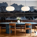 Clouds in Water Mural Wallpaper - room preview 03