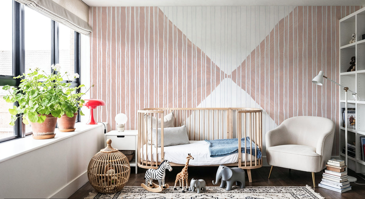 Geo Abstract II Mural Wallpaper - room preview 03