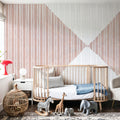 Geo Abstract II Mural Wallpaper - room preview 03