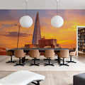 Metropolitan Sunset Yellow Mural Wallpaper - room preview 03