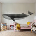 Fin Whale Mural Wallpaper - room preview 03