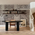 Flower Collection, Mauve Mural Wallpaper - room preview 03