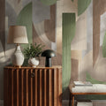 Modern Guild, Urban Jungle Green Mural Wallpaper - room preview 03