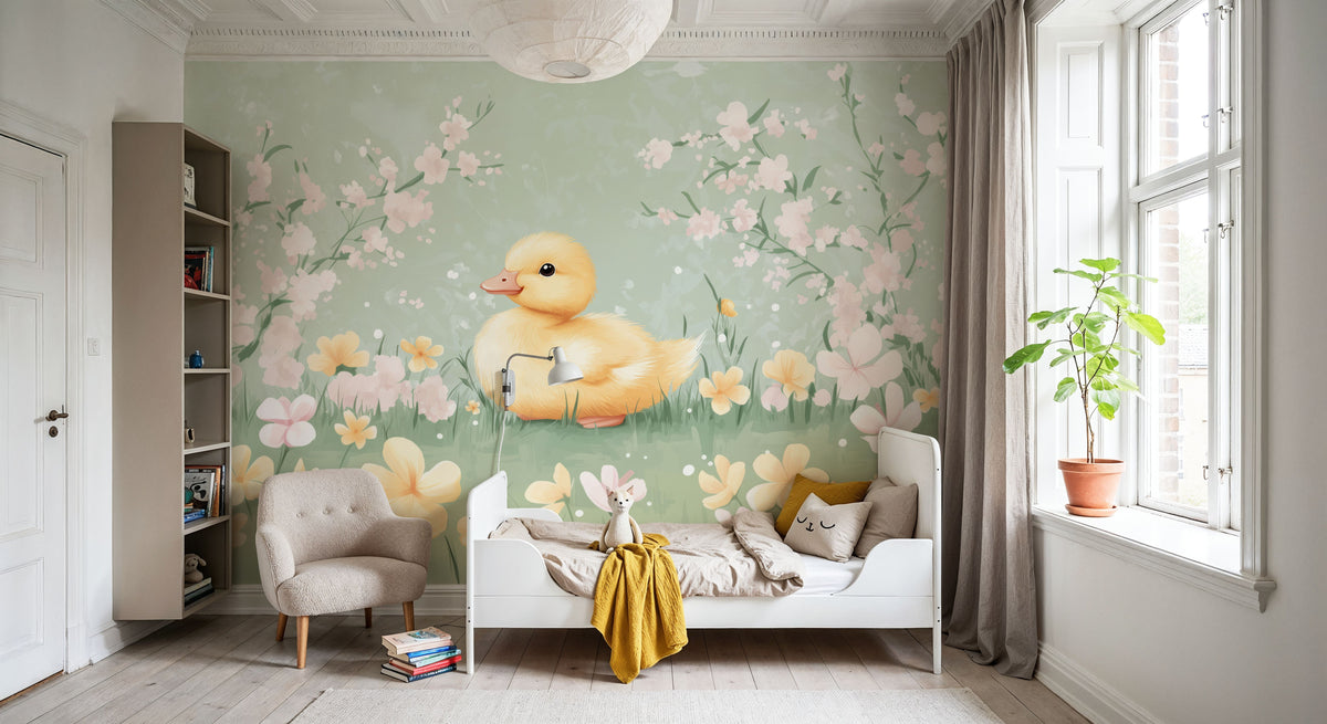 Dear Duckling Mural Wallpaper - room preview 03