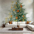 Vintage Holiday II Mural Wallpaper - room preview 03
