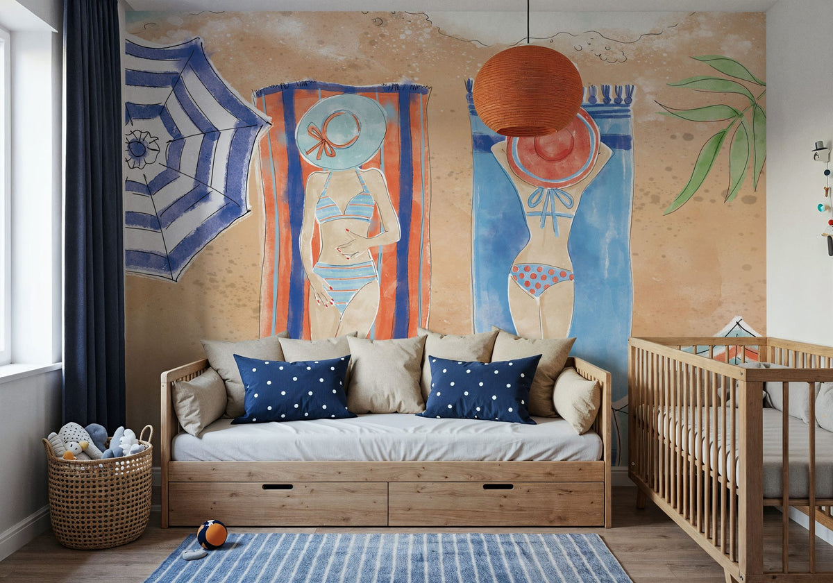 Sunkissed III Beach Mural Wallpaper - room preview 03