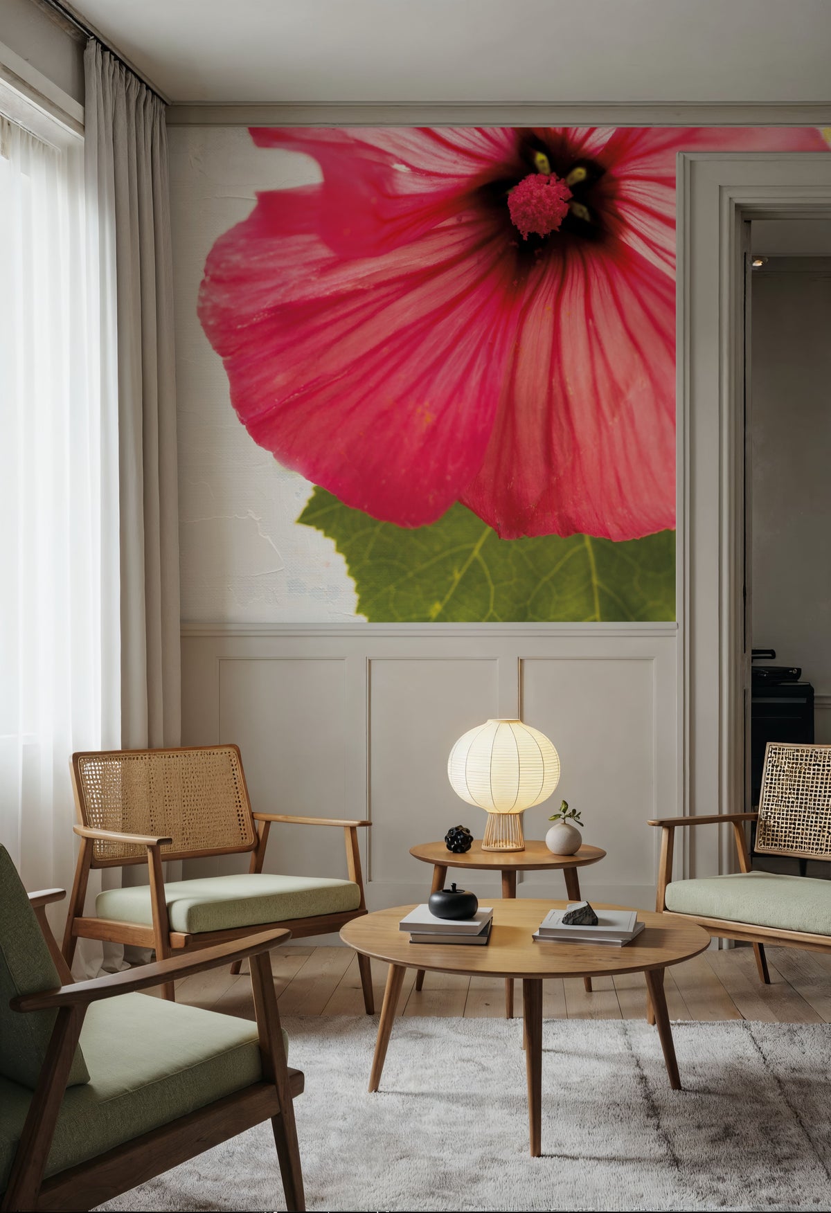 Wonderful Wildflowers III Mural Wallpaper - room preview 03