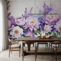 Peony Melody Bright Mural Wallpaper - room preview 03