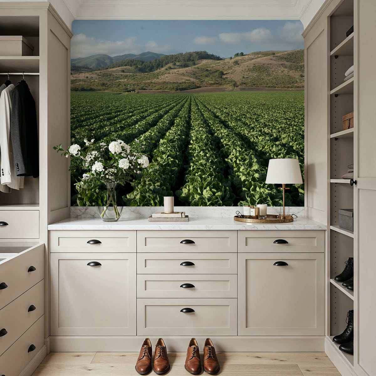 Harvest Rows Mural Wallpaper - room preview 03