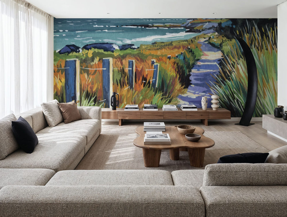 Fresh Ocean Air Mural Wallpaper - room preview 03