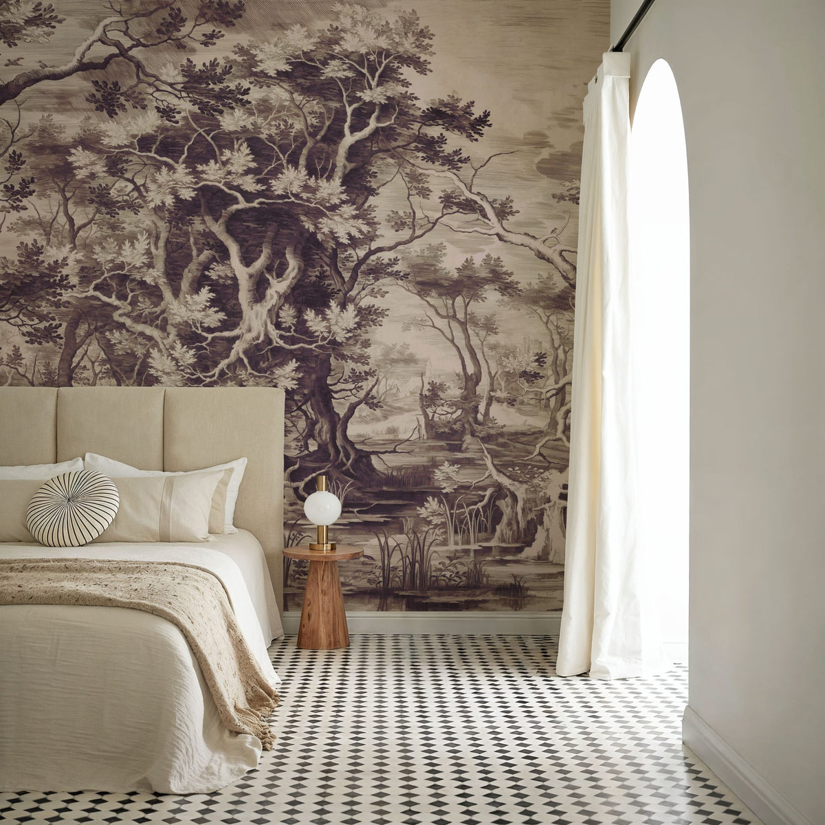 Mystic Forest Mural Wallpaper - room preview 03