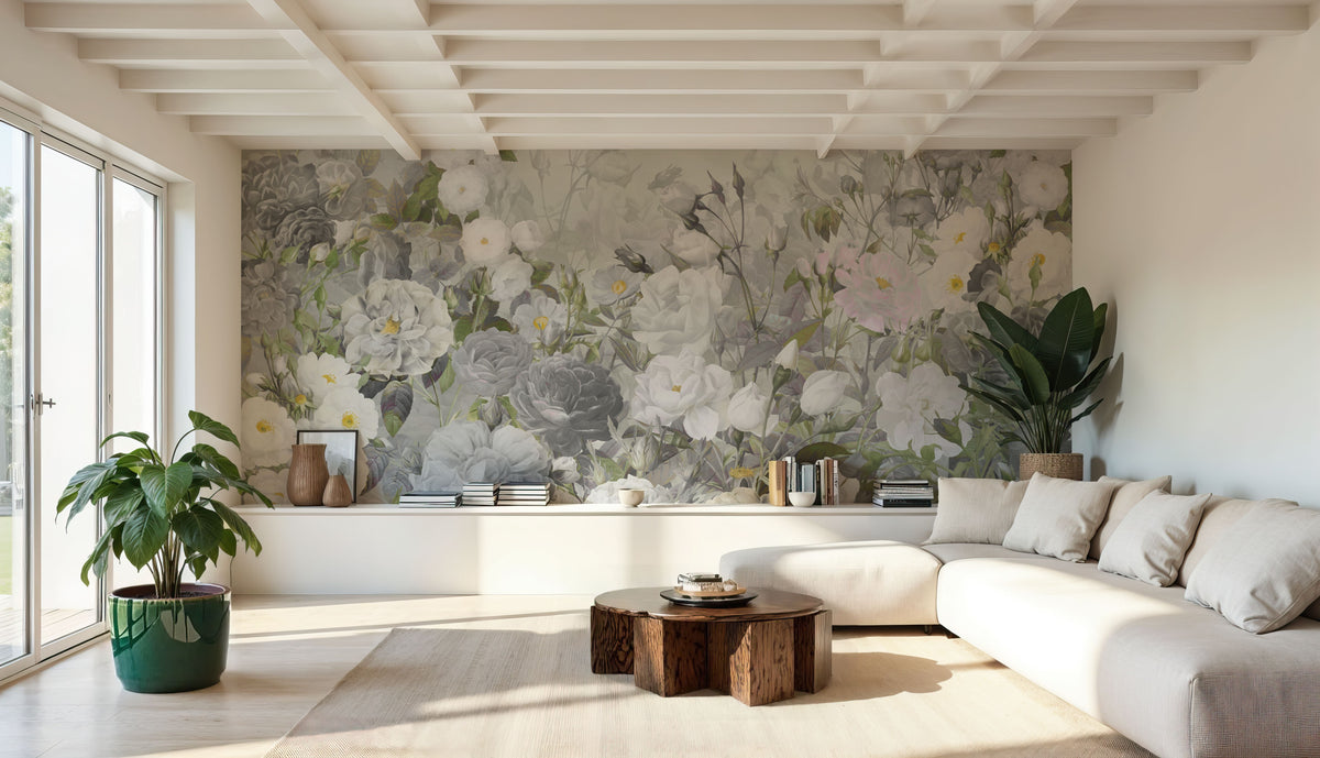 Rose Garden Mural Wallpaper - room preview 03