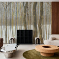Woods in Winter Gold Mural Wallpaper - room preview 03