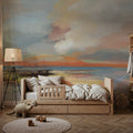 Sunrise Horizon Mural Wallpaper - room preview 03