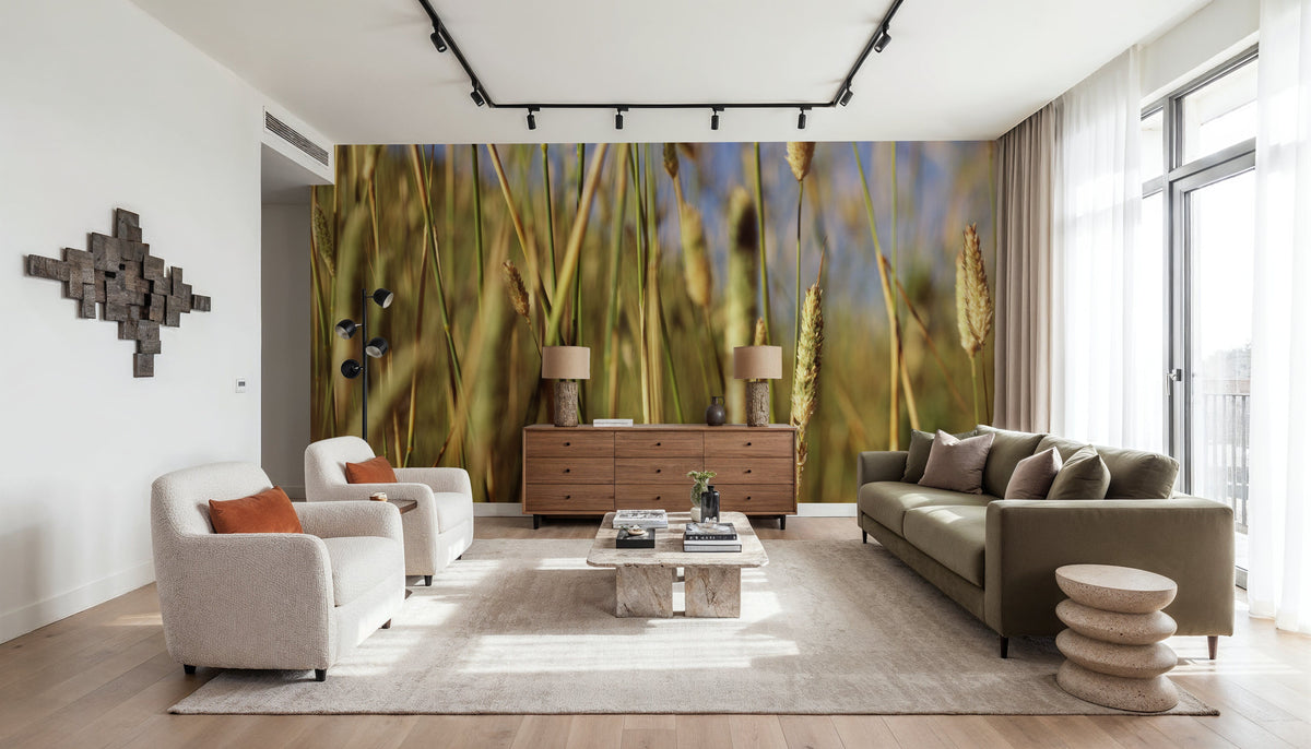 Golden Meadow Mural Wallpaper - room preview 03