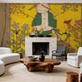 Seasonal Snowman V Mural Wallpaper - room preview 03