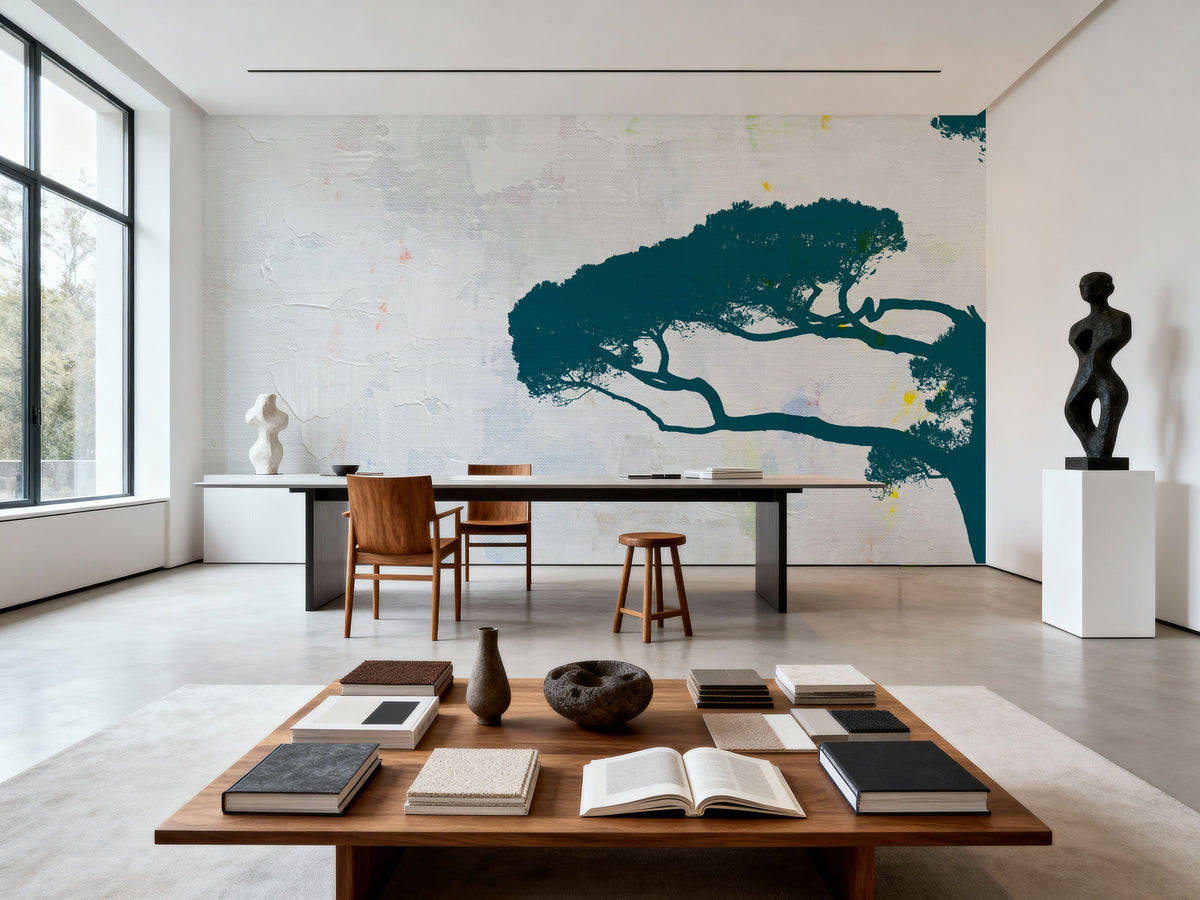 Dartington Tree RIght Mural Wallpaper - room preview 03