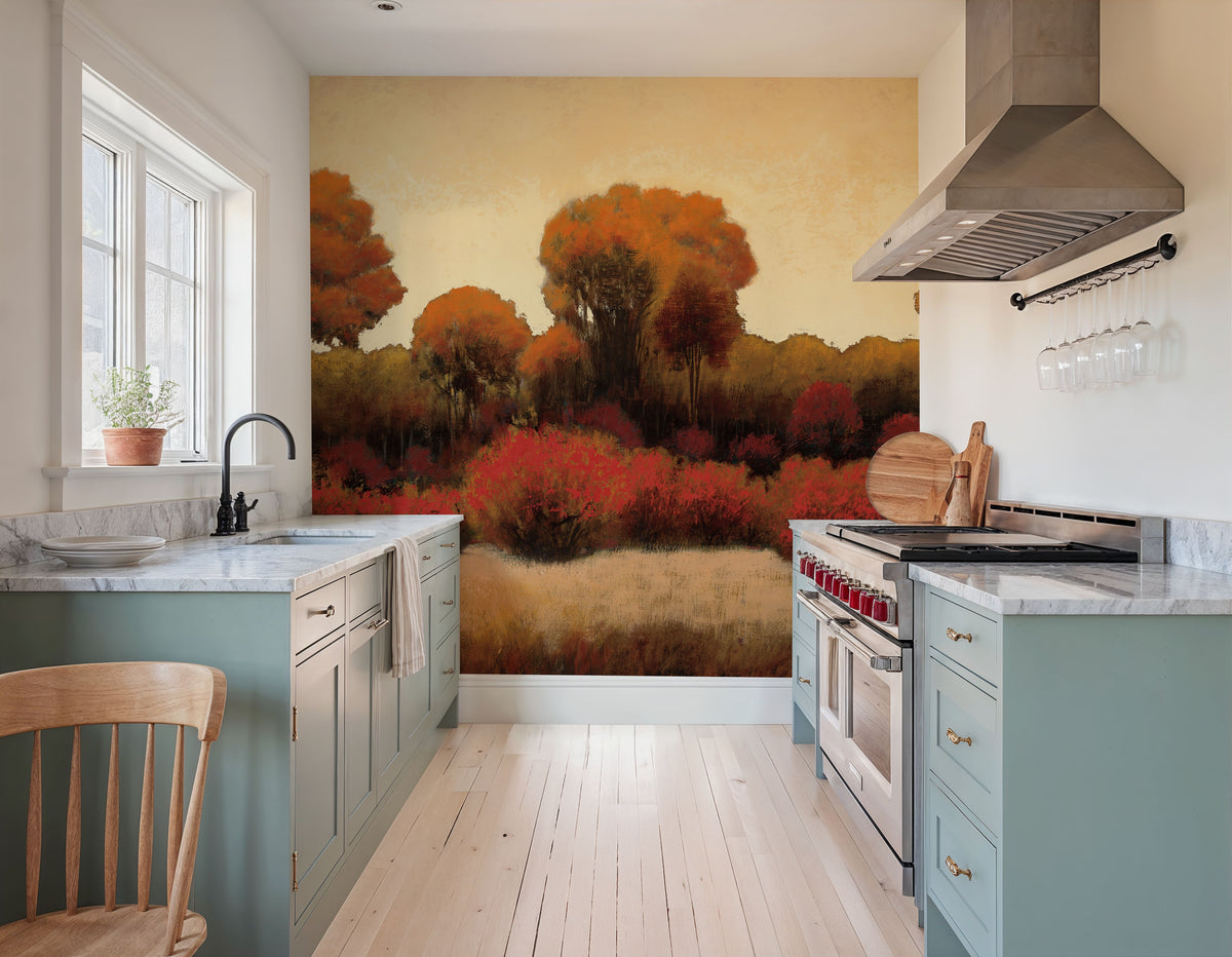 Autumn Forest III Mural Wallpaper - room preview 03