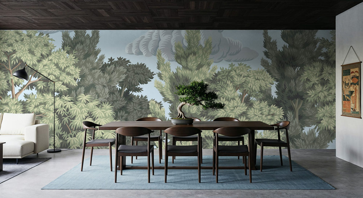 Incoming Cloudy Weather Mural Wallpaper - room preview 03
