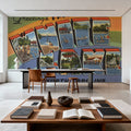 Greetings From White Lake Mural Wallpaper - room preview 03