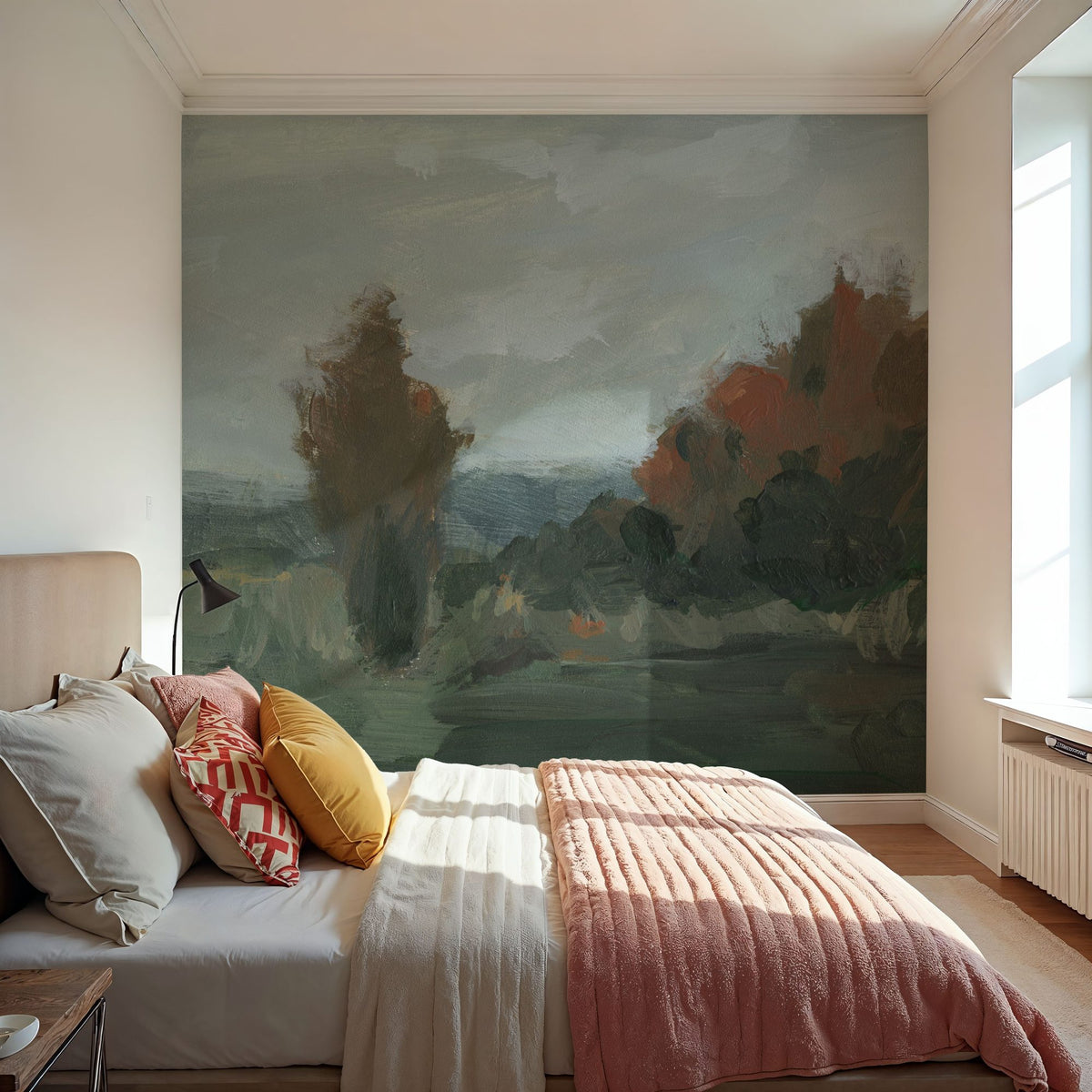 Turning Fall Mural Wallpaper - room preview 03