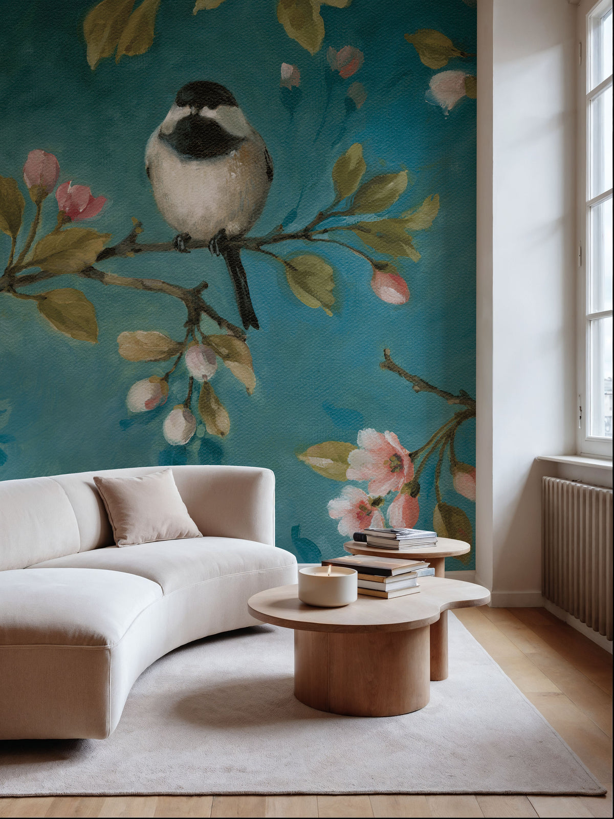 Blossom Bird II Mural Wallpaper - room preview 03