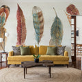 Spiced Nature XI Soft White Mural Wallpaper - room preview 03