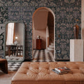Flowers and Berries Mural Wallpaper - Neutral Tone - room preview 03