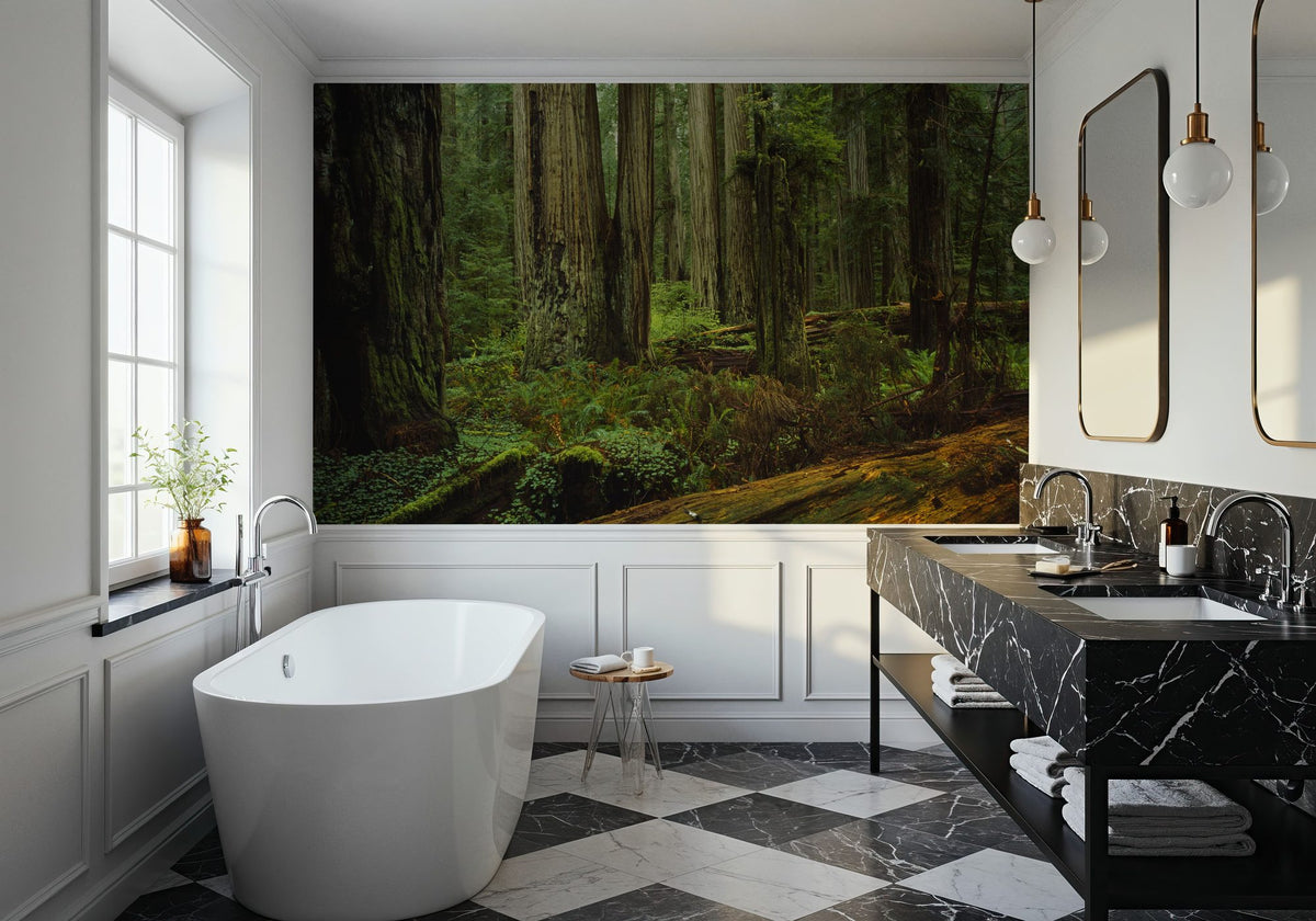 Mossy Haven Mural Wallpaper - room preview 03
