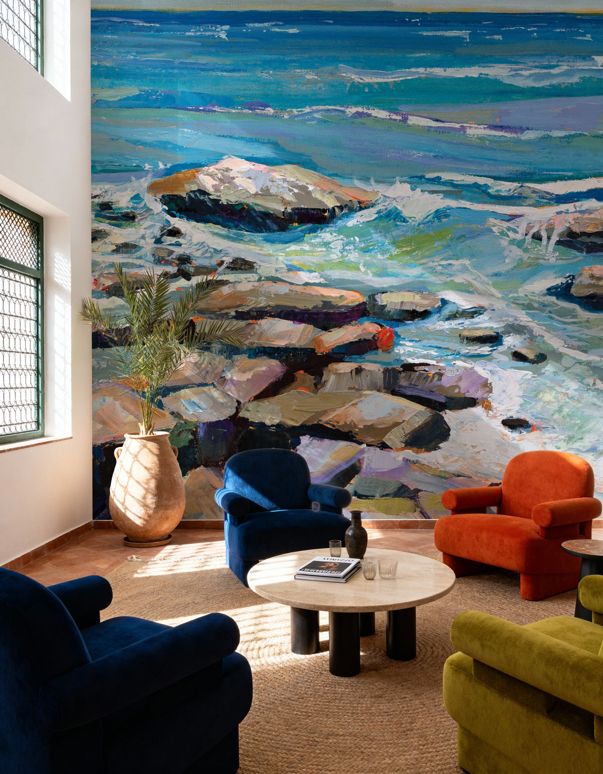 Stepping Stones Mural Wallpaper - room preview 03