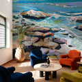 Stepping Stones Mural Wallpaper - room preview 03