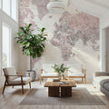 World Map Cities - Madelia Mural Wallpaper - room preview 03