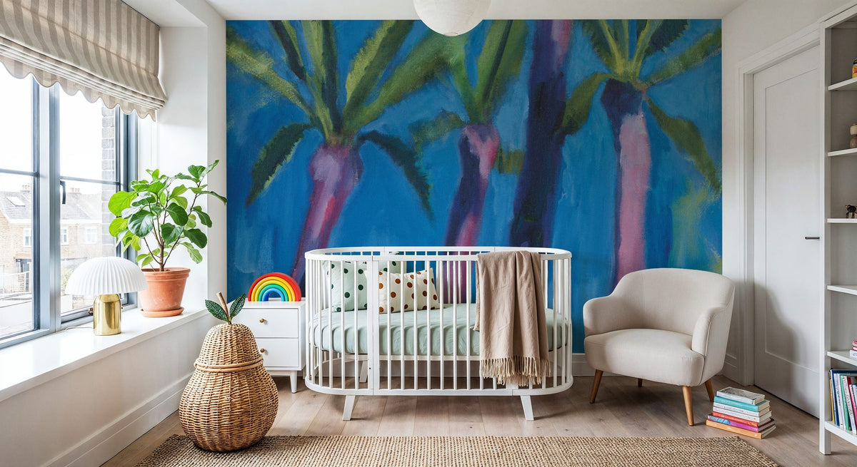 Palm Trees Mural Wallpaper - room preview 03