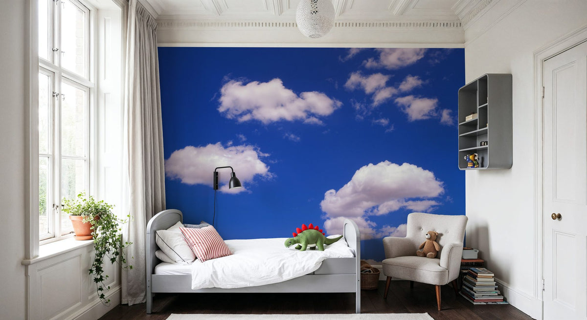 Partly Cloudy Sky Mural Wallpaper - room preview 03