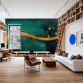The Golden Highway Mural Wallpaper - room preview 03
