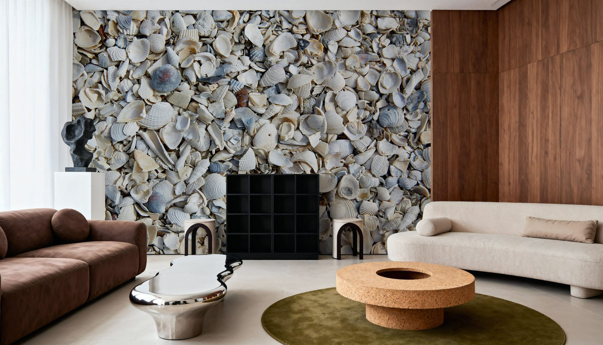 Fort Myers Sea Shells Mural Wallpaper - room preview 03