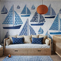 Sunday on the Coast I Mural Wallpaper - room preview 03