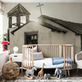 Sunset Cross Mural Wallpaper - room preview 03