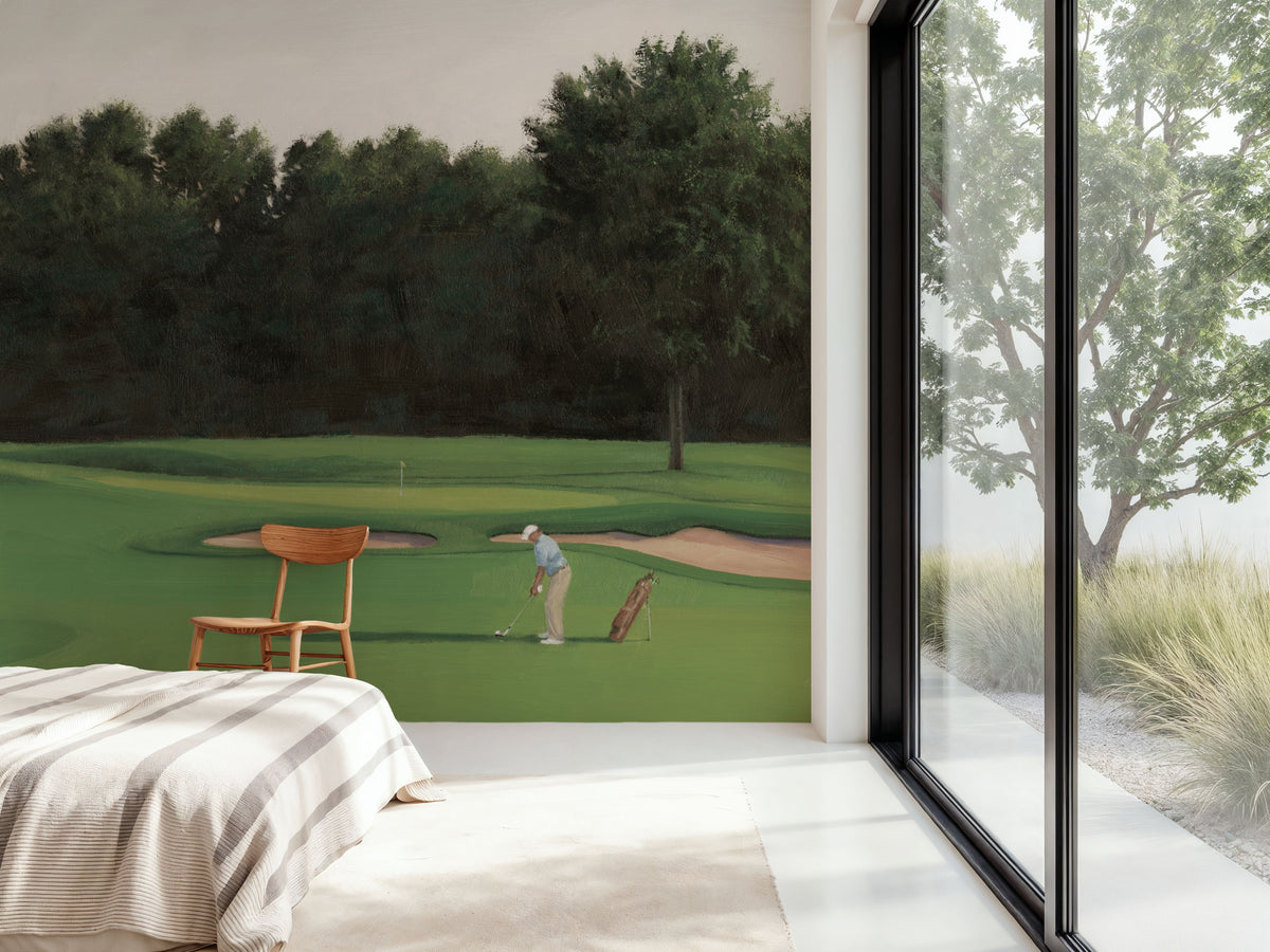 The Fairway II Mural Wallpaper - room preview 03