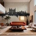 Peterborough England Skyline Concrete Mural Wallpaper - room preview 03