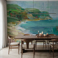 Painterly Beach Mural Wallpaper - room preview 03
