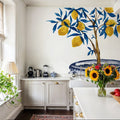 Lemon Tree in Chinoserie Mural Wallpaper - room preview 03