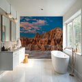 Pink Cathedral Gorge Mural Wallpaper - room preview 03