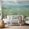 Field of Flowers Mural Wallpaper - room preview 03