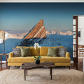 Peak Sunset Panorama Mural Wallpaper - room preview 03