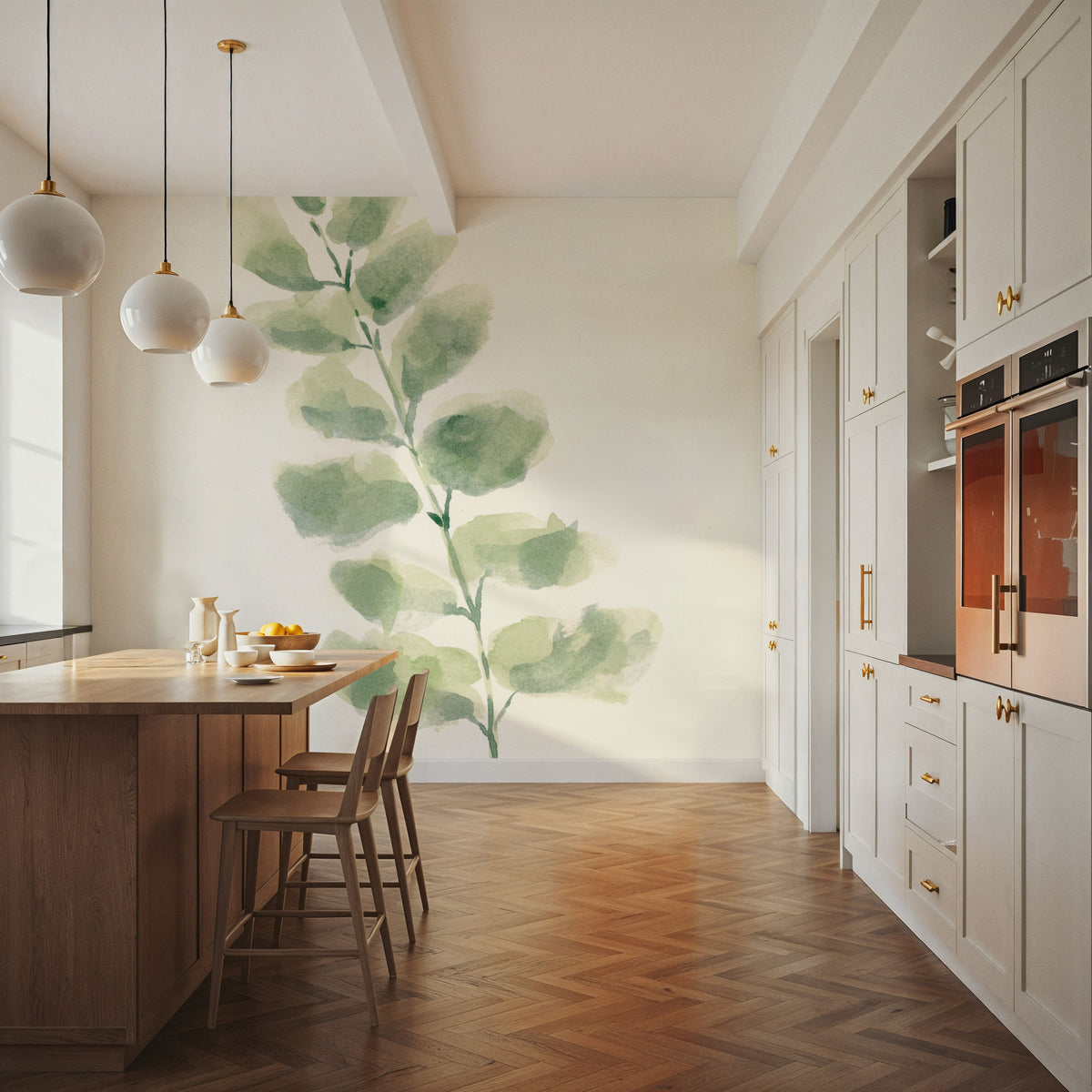 Eucalyptus II Mural Wallpaper - room preview 03
