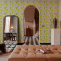 Summer Lemon Love on Repeat Mural Wallpaper - room preview 03