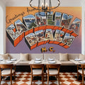 Greetings From Carolina Beach Mural Wallpaper - room preview 03