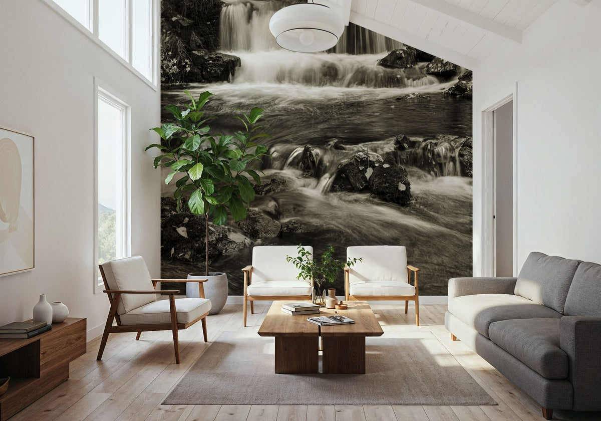 Canmore Creek Hidden Falls Mural Wallpaper - room preview 03