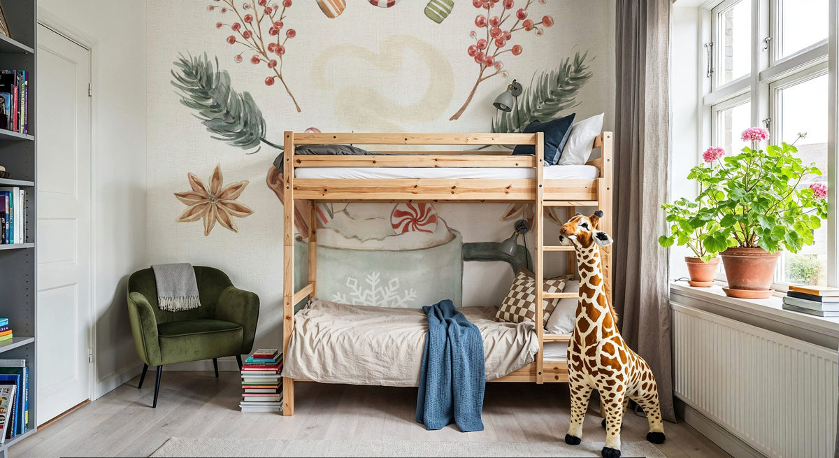 Winter Warmth II Mural Wallpaper - room preview 03